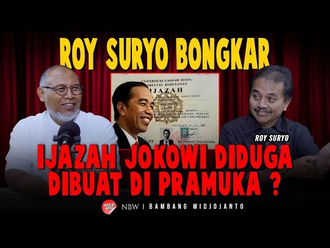 ROY SURYO BONGKAR, IJAZAH JOKOWI DIDUGA DIBUAT DI PRAMUKA ?