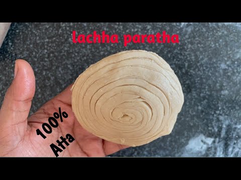 2 ways of lachha paratha - no maida | layered wheat flour paratha | paratha recipe