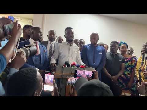 Bobi wine press conference