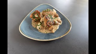 Phantastische Schweinefilet Medaillons im Champignon Rahm