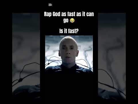 Rap God max speed