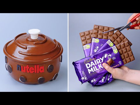 Easy Chocolate Cake Dessert Hacks | So Tasty Chocolate Cake Decorating Idea