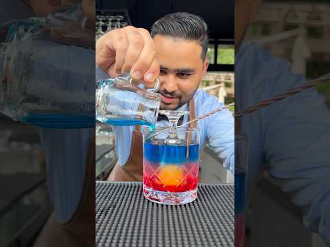 🌈Rainbow Drink Recipe🔥#shorts #drink #cocktail #recipe