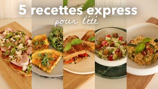 5 recettes d'été pour les jours de flemme