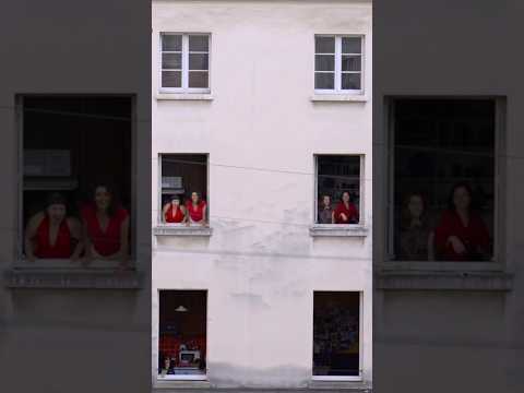 Incredible Bohemian Rhapsody flashmob PART 2  😮 20 Opera Singers singing from the windows