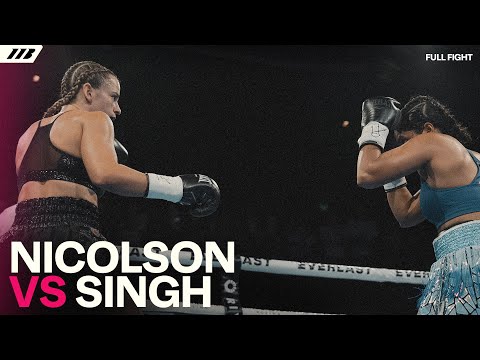 Skye Nicolson Vs Urvashi Singh | Super Bantam Skye Scores Second Round KO 💥