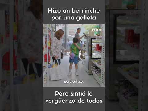 Hizo un berrinche por una galleta pero sintió la vergüenza en todos #lima #parati #berrinche