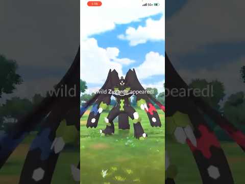 ホビーの動画サムネイル - Wild Zygarde in Pokemon Go?! #shorts #pokemon