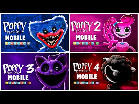 Poppy Playtime: Chapter 1, 2, 3 & 4 Mobile Full Gameplay Walkthrough | Poppy Playtime 3 & 4 Mobile