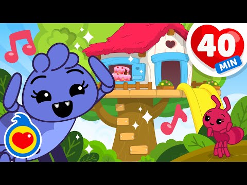 Itsy Bitsy Araña Quería Ir a la Cima 🕷️🎶 Y Más Canciones Infantiles (40 Min) | Plim Plim