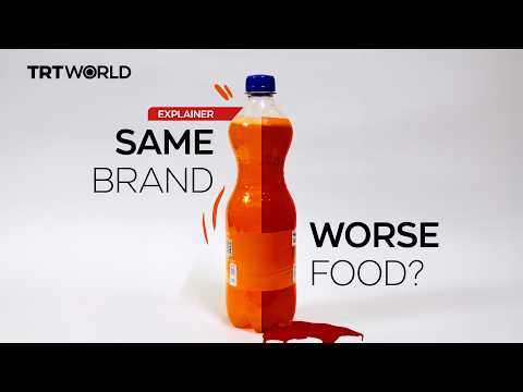 Are global food brands selling poorer countries worse products?