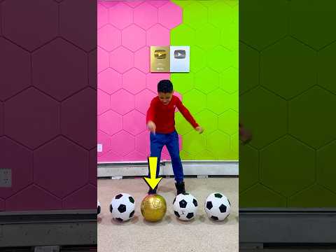 DONT KICK THE GOLD BALL 😱