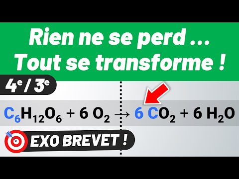 Comment savoir si une équation chimique est équilibrée ? ✅ 4e | 3e | Exercice BREVET
