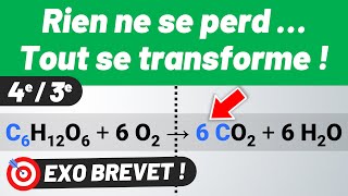 Comment savoir si une équation chimique est équilibrée ? ✅ 4e | 3e | Exercice BREVET