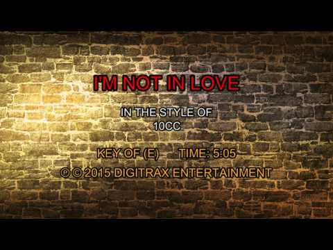 10cc – I’m Not In Love (Backing Track)