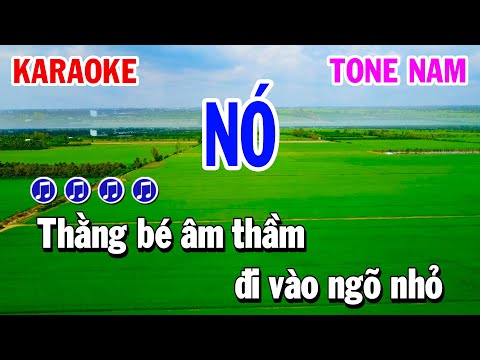 Karaoke Nó | Nhạc Sống Tone Nam ( Phối Hay ) Huỳnh Lê