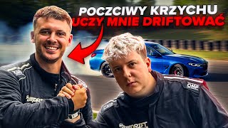 Poczciwy Krzychu uczy mnie DRIFTOWAĆ?!