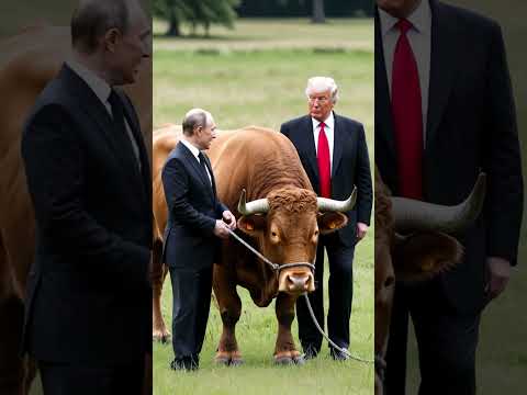 When Putin Let Trump Ride The Bull... Instant Regret 😂