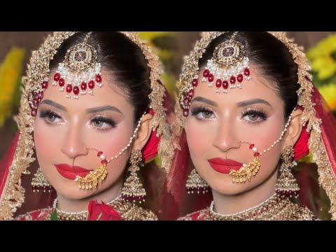 Pakistani bridal makeup by @Manveenmakeovers#pakistanimakeup #muslimbride #makeup #makeuptutorial