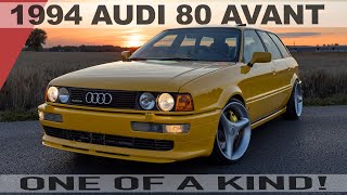 Long live the car culture! 1994 AUDI 80 AVANT QUATTRO 2.6E (B4) - One of a kind - In full detail