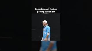 Every time Jomboy has been walked off