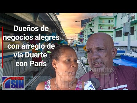 Compradores y vendedores en la Duarte con París entusiasmados por remozamiento de la vía