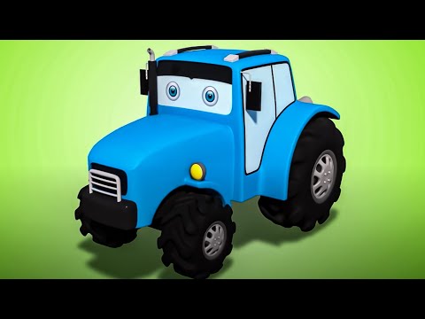 Tractor Formation & Animated Car Cartoon Video for Kids