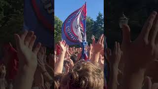 20,000 Palace March to the Red Bull Arena #awaydays #uefaconferenceleague #cpfc #football #awaydays