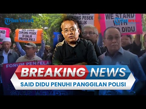 🔴BREAKING NEWS (POTRAIT): Said Didu Penuhi Panggilan Polisi, Diperiksa Buntut Kritik PSN PIK 2