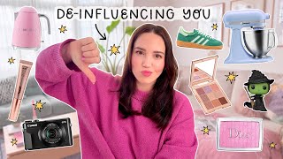 De-influencing you - I regret buying all of these things 🙃