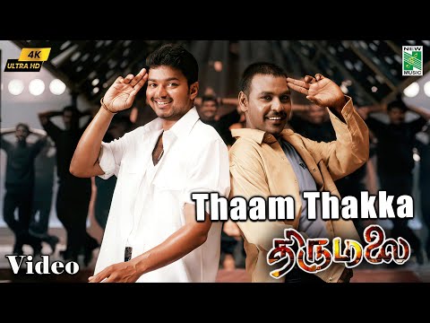 Thaam Thakka 4k Official video | Thirumalai | Vijay | Jyothika | Vidhya Sagar | Vairamuthu | Tippu