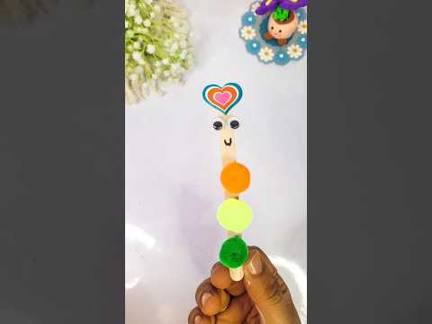 easy kids craft #shorts #trending #youtubeshorts #viralvideo #kidscraft #flower #ytshorts #clay