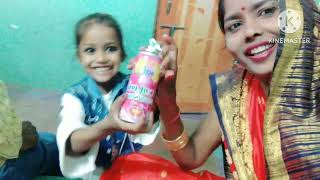 दिव्यांशी नानी के घर जा रही है होली खेलने #funny #cute #👍👍🙏👍