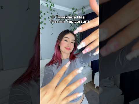 Tırnaklarımı seviyor musunuz? Bu tırnaklarla nasıl tasarım yapıyorum? İşte bu şekilde iaksğswğskwğ