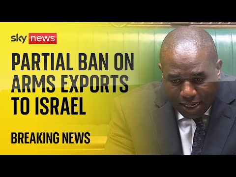 Foreign Secretary David Lammy announces partial ban on arms exports to Israel in the Commons