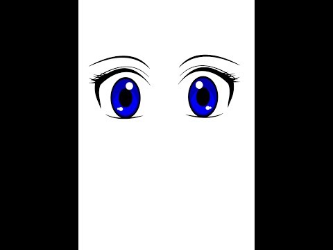 inkscape tutorial draw anime eyes