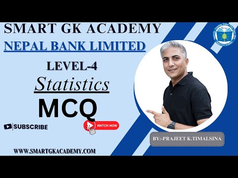 Nepal Bank Limited|Level 4 ||Statistics ||mcq |LIVE CLASS |By:-Prajeet k timalsina