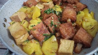SƯỜN NON CHAY RIM KHÓM ngon cơm cho cả nhà, món ăn chay đơn giản và dễ làm nhất.