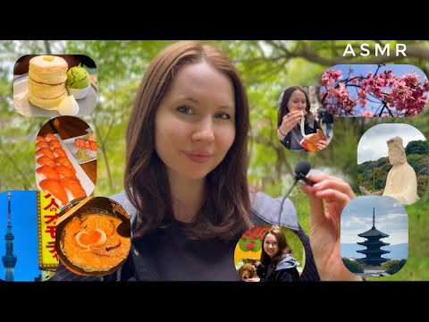 ASMR~1HR Japan Vlog! 🇯🇵🍜🍡🍣 (EXTRA clicky whispered voice over)✨