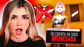 ME BANEAN MI CUENTA VETERANA DE FREE FIRE Y ESTA ES MI REACCIÒN EN VIVO *LLORO*