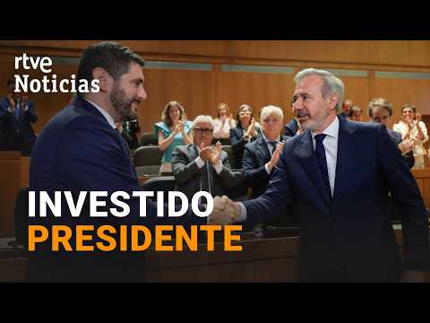 ARAGÓN | Jorge AZCÓN, REELEGIDO PRESIDENTE con los VOTOS de PP y VOX | RTVE Noticias