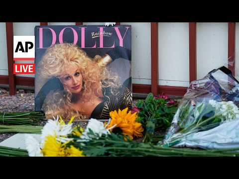 LIVE: Fans honor Dolly Parton in her hometown in Tennessee