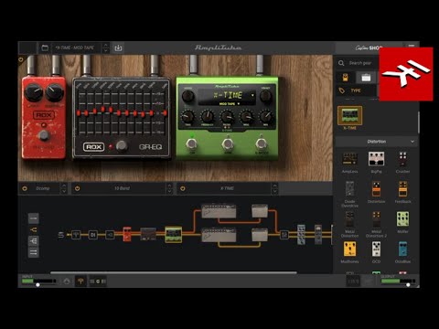 AmpliTube 5.1 - What's new? X-GEAR guitar pedals inside. Distortion, reverb, delay & modulation