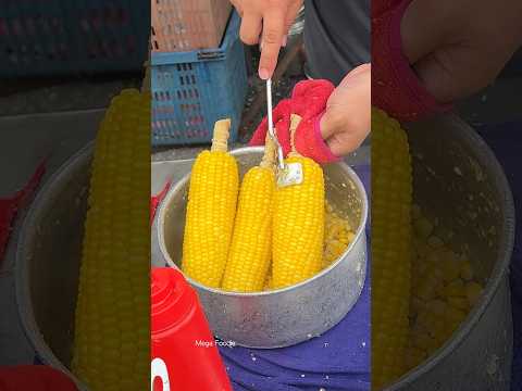 Perfect Corn Peeling Skills