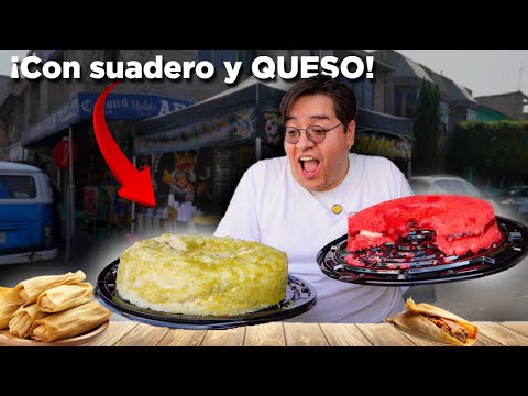 TAMALES GIGANTES y la nueva ROSCA DE TAMAL deliciosos!