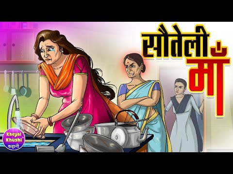 सौतेली माँ | Sauteli Maa | Hindi kahaniya | Hindi cartoon story | Kheyal Khushi Jadui Kahani