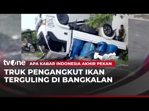 Truk Ikan Terbalik di Jalan Bangkalan | AKAP tvOne