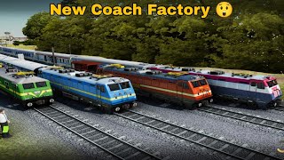 Indian Train Simulator New Coach Factory Update Gameplay | Best Indian Train Simulator Games 2025