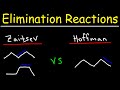 Elimination Reactions and Alkene Stability