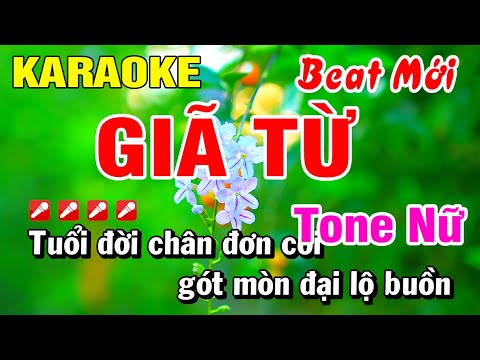 Karaoke Giã Từ (Beat Hay) Fm Nhạc Sống Tone Nữ | Hoài Phong Organ